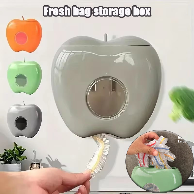 Food Storage In Cabinets - กล่องเก็บถุงใส่อาหารแบบใส 1 ชิ้น ป้องกันฝุ่น ดึงออกได้ สำหรับตู้เย็นและตู้เก็บของ