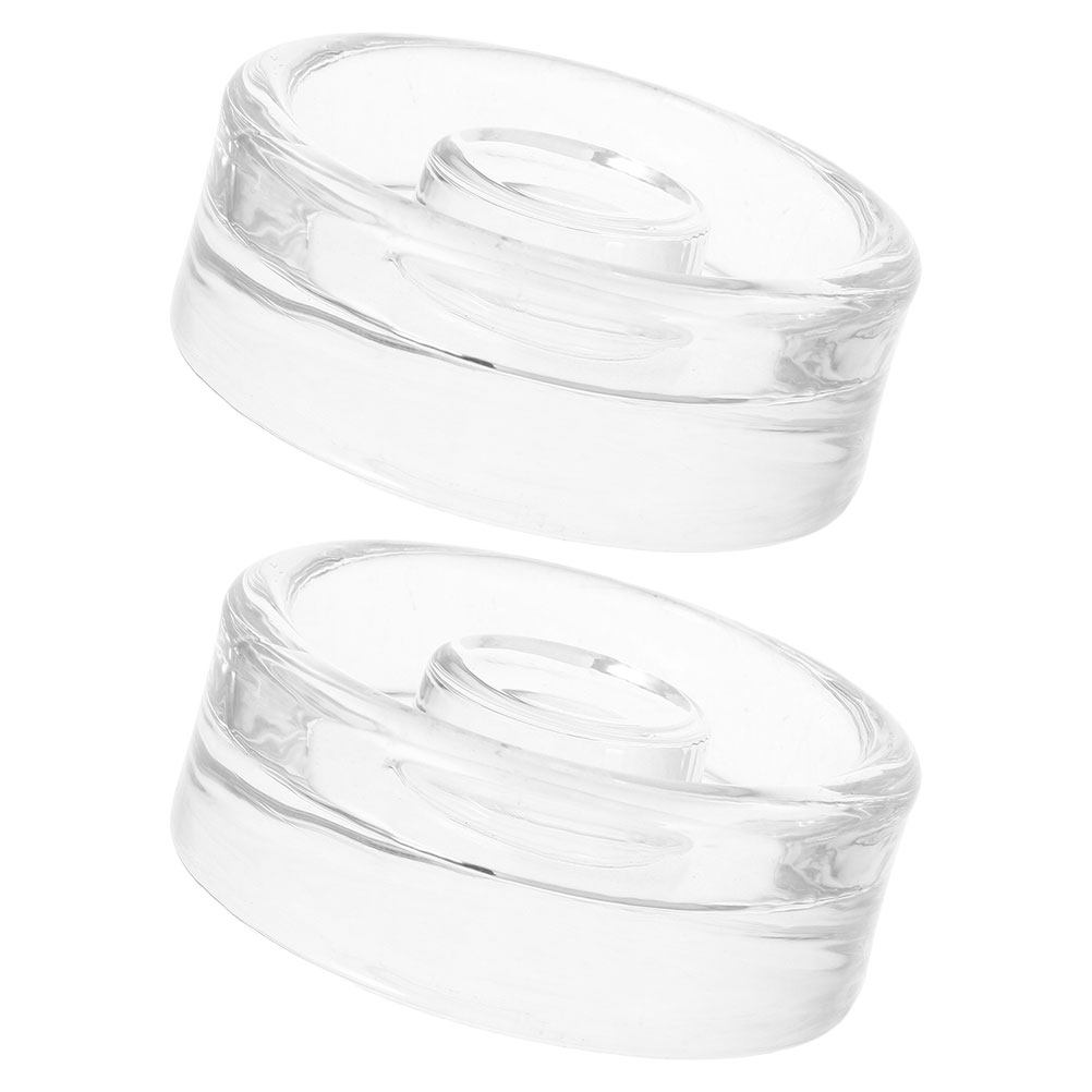 Food Storage Glass - ตุ้มถ่วงแก้วปากกว้าง 2 ชิ้น สำหรับขวดโหลเมสัน ช่วยรักษาแรงดันอย่างมั่นคง อุปกรณ์สำหรับการดองและเก็บรักษาอาหาร