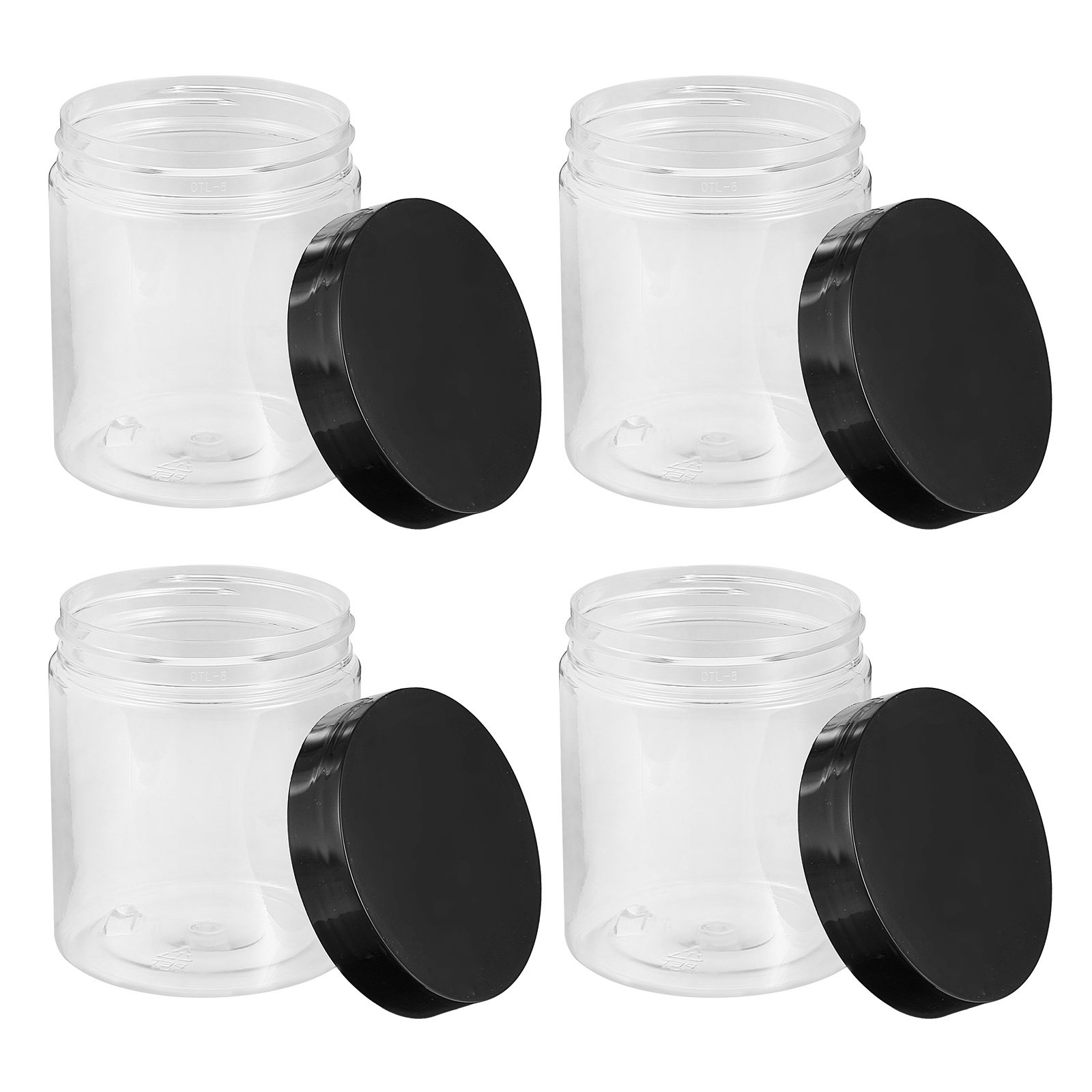 Food Storage Kitchen - ขวดเก็บของพลาสติกใส 12 ชิ้น ภาชนะปิดผนึกสำหรับจัดเก็บอาหาร อุปกรณ์จัดระเบียบครัว ภาชนะใส่ขนม