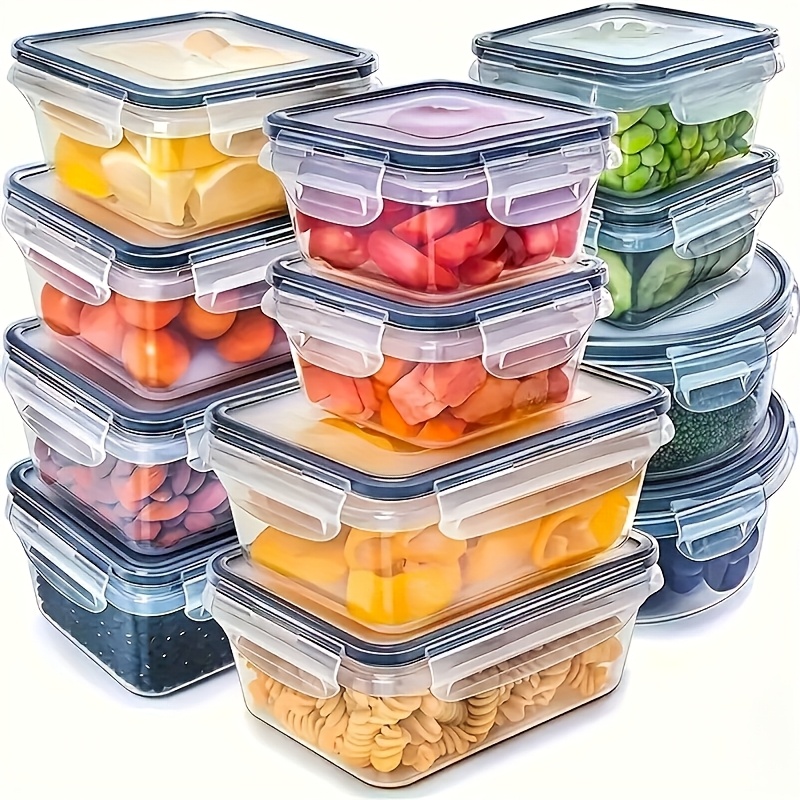 Food Storage Oven Safe - ชุด 8 ชิ้น ประกอบด้วย 4 กล่องและ