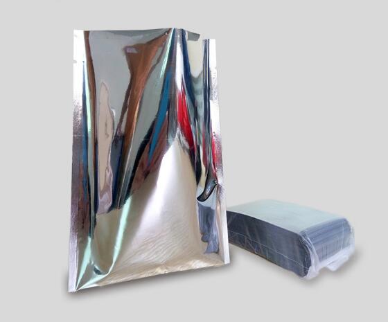 Food Storage In Mylar Bags - 8*12 ซม.,100 ชิ้น X ชุบอลูมิเนียมฟอยล์ถุงความร้อน-Silver METALLIC