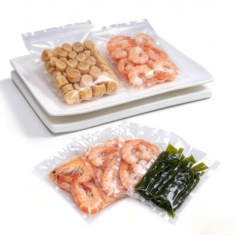 Food Storage Vacuum Bags - 10/20/30PCS S/M/L ถุงบรรจุภัณฑ์สูญญากาศสำหรับอาหารเกรดเก็บอาหารเตรียมอาหารผลไม้ผักถุงบรรจุภัณฑ์สูญญากาศ