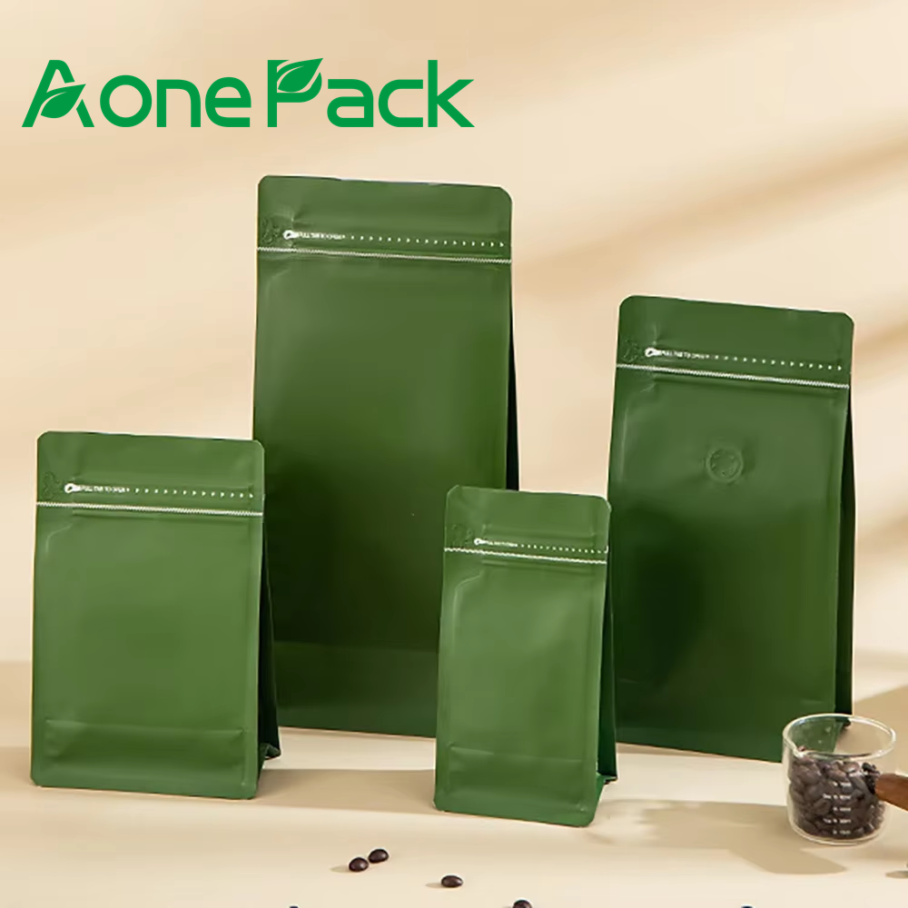 Food Storage In Mylar Bags - 50pcs เกรดอาหาร Matt สีส้มอลูมิเนียมฟอยล์ Ground Coffee