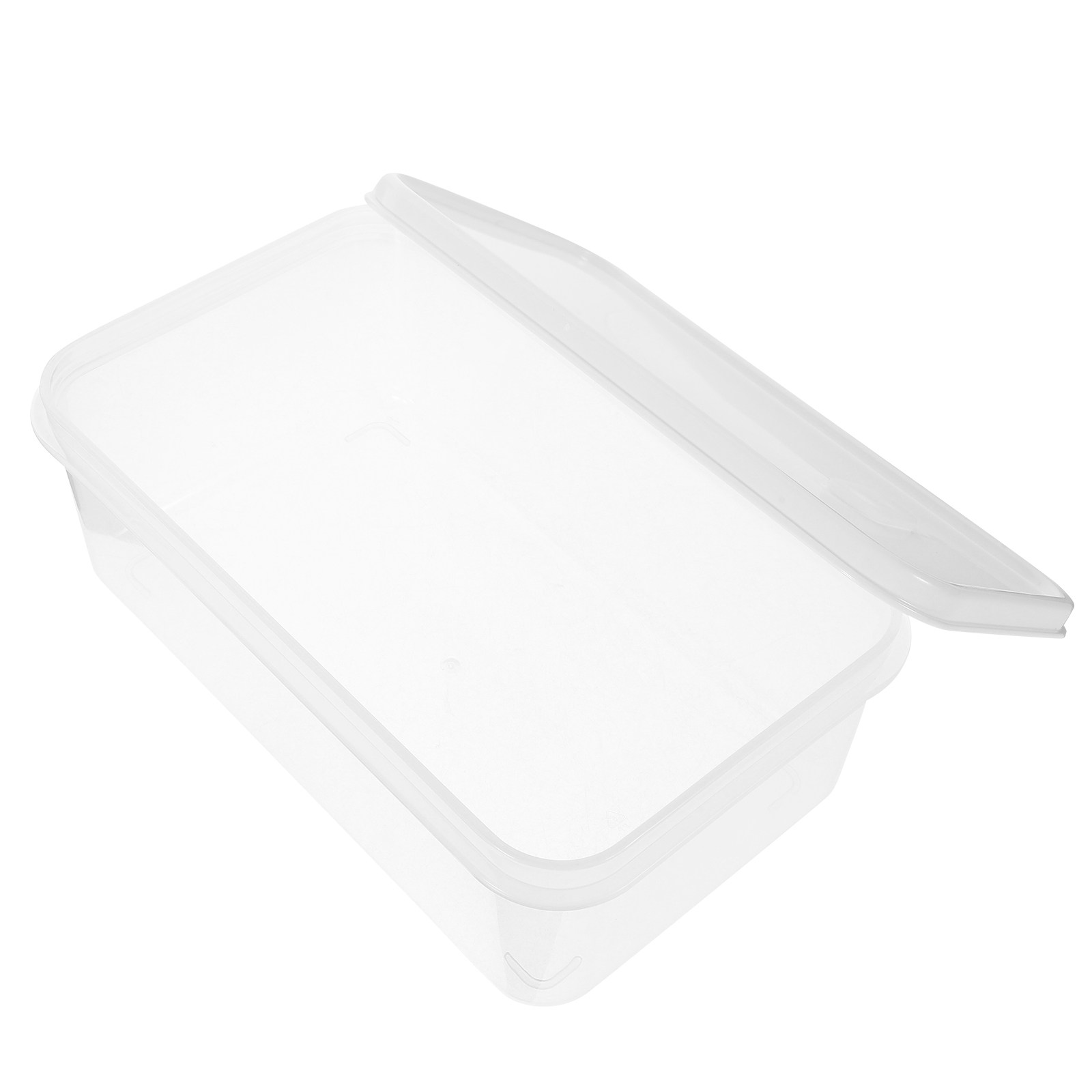 Food Storage Containers Plastic Box - กล่องเก็บขนมปังใสปิดสนิท ขนาดใหญ่ ช่วยรักษาความสดของขนมปัง เหมาะสำหรับใช้ในครัวเรือน กล่องเก็บอาหารสำหรับตู้เย็น