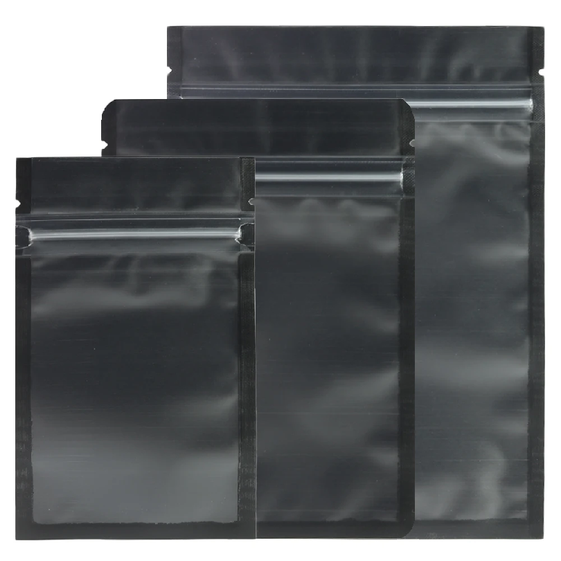 Food Storage In Mylar Bags - ถุงซิปล็อคแบบปิดผนึกได้ ถุงบรรจุภัณฑ์อาหารแบบปิดผนึกด้วยความร้อน 100 ชิ้น ถุงพลาสติก PET