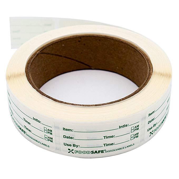 Food Storage Expiration Dates - สติกเกอร์ติดอาหารสำหรับบรรจุภัณฑ์ 250 ชิ้น ขนาด 1 x