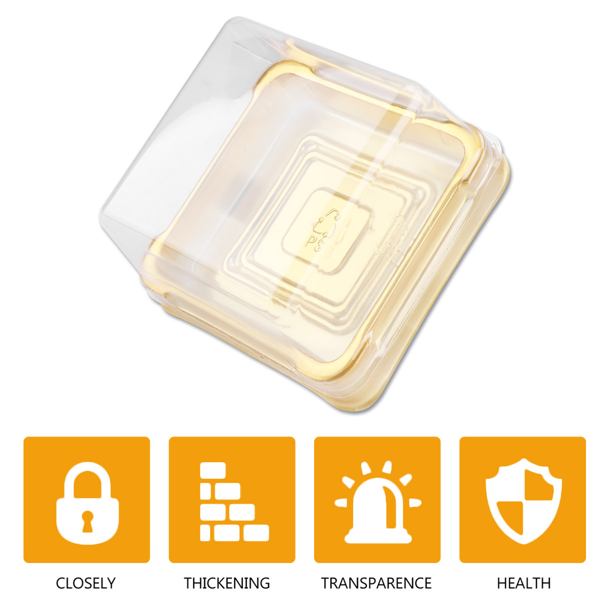 กล่องพลาสติกใสสำหรับใส่เค้ก น้ - Food Storage Containers Plastic Box บทวิจารณ์และราคา