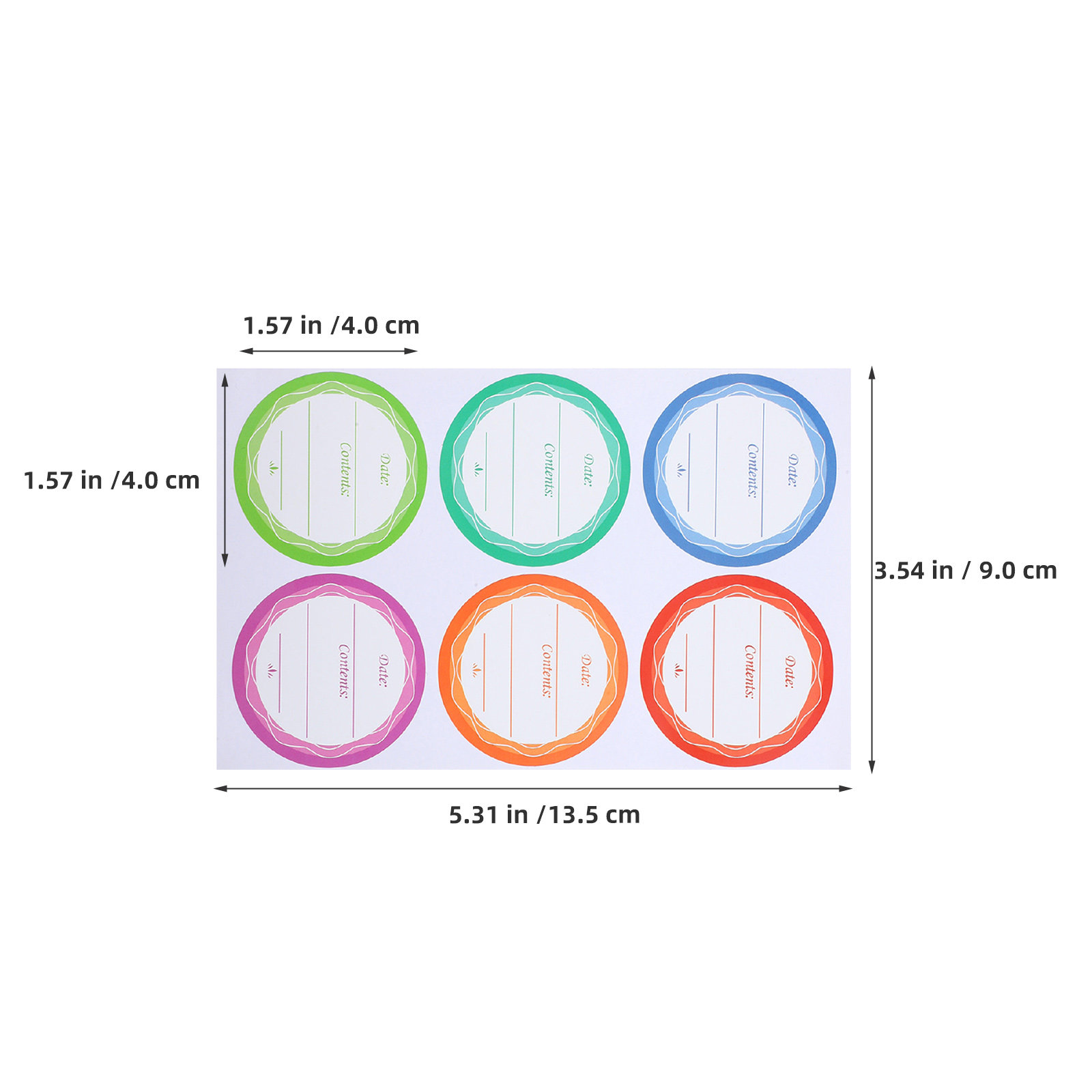 สติกเกอร์ติดวันที่กันน้ำแบบมีก - Food Storage Glass บทวิจารณ์และราคา
