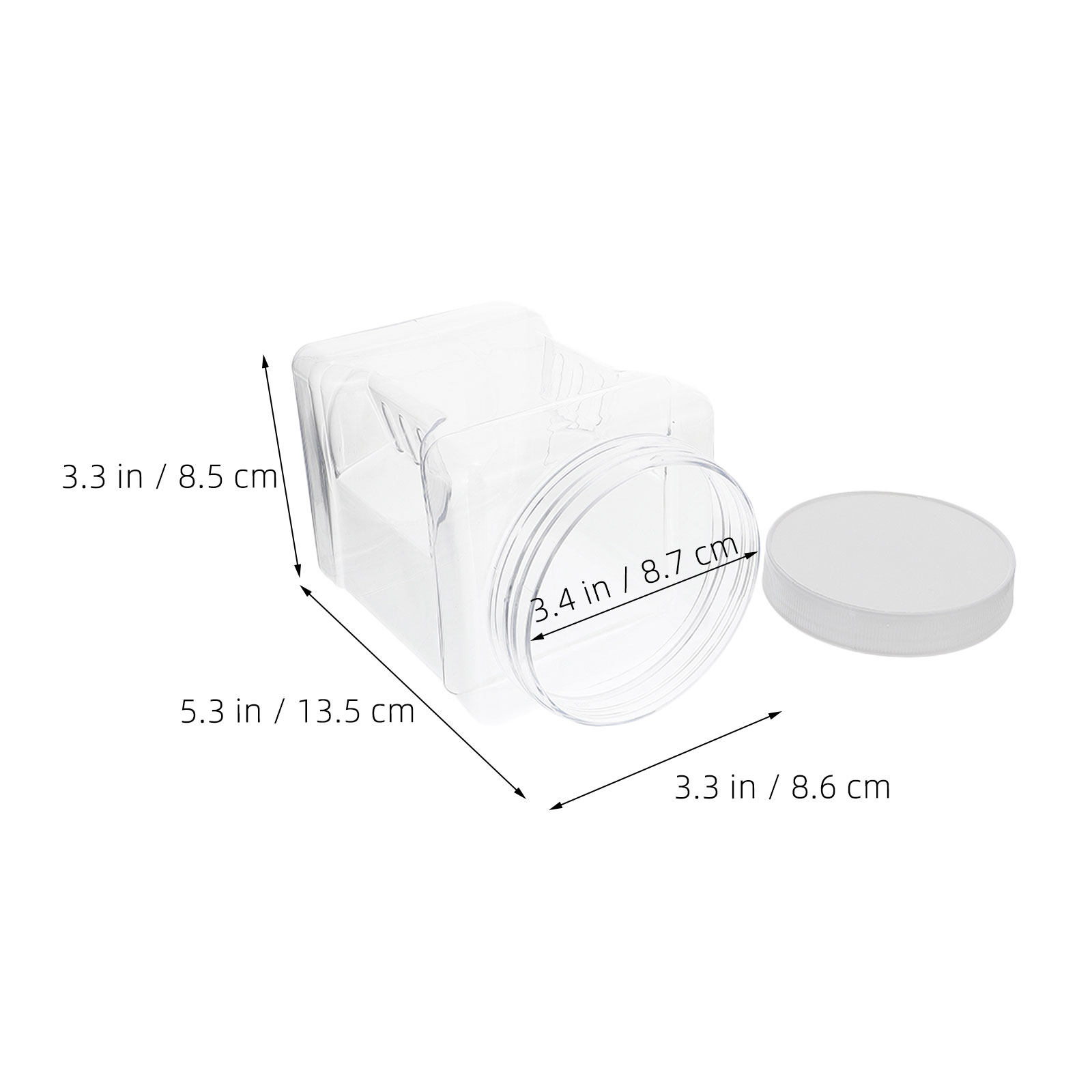 กระปุกเก็บของพลาสติกใสทรงสี่เห - Food Storage Kitchen บทวิจารณ์และราคา