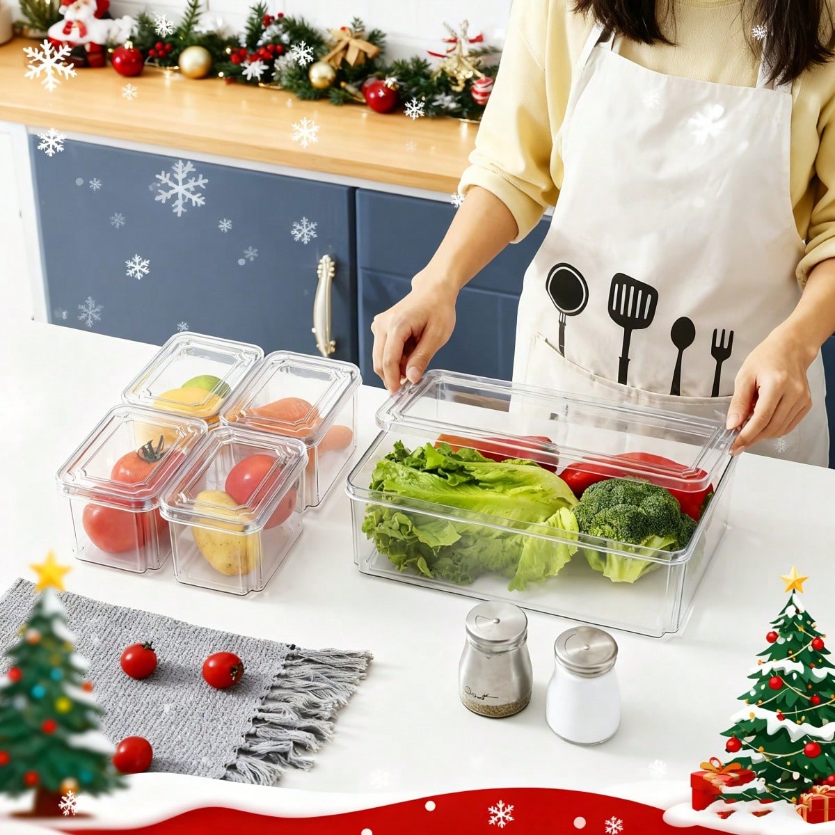 ชุดกล่องจัดระเบียบตู้เย็นแบบซ้ - Food Storage In Cabinets บทวิจารณ์และราคา