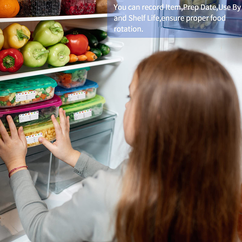 สติกเกอร์ติดอาหารในครัว 300 ชิ - Food Storage Expiration Dates บทวิจารณ์และราคา