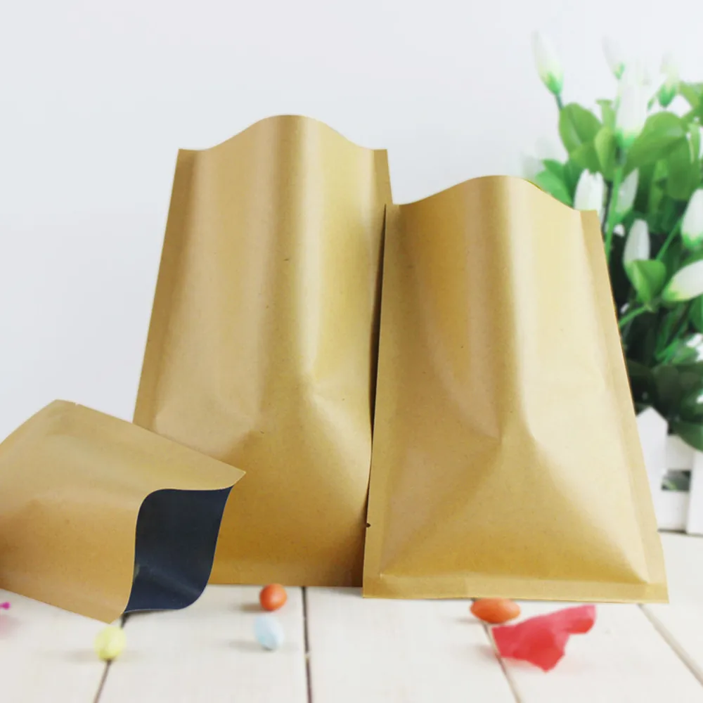 8*12 ซม.เปิดด้านบนกระดาษคราฟท์ - Food Storage In Mylar Bags บทวิจารณ์และราคา