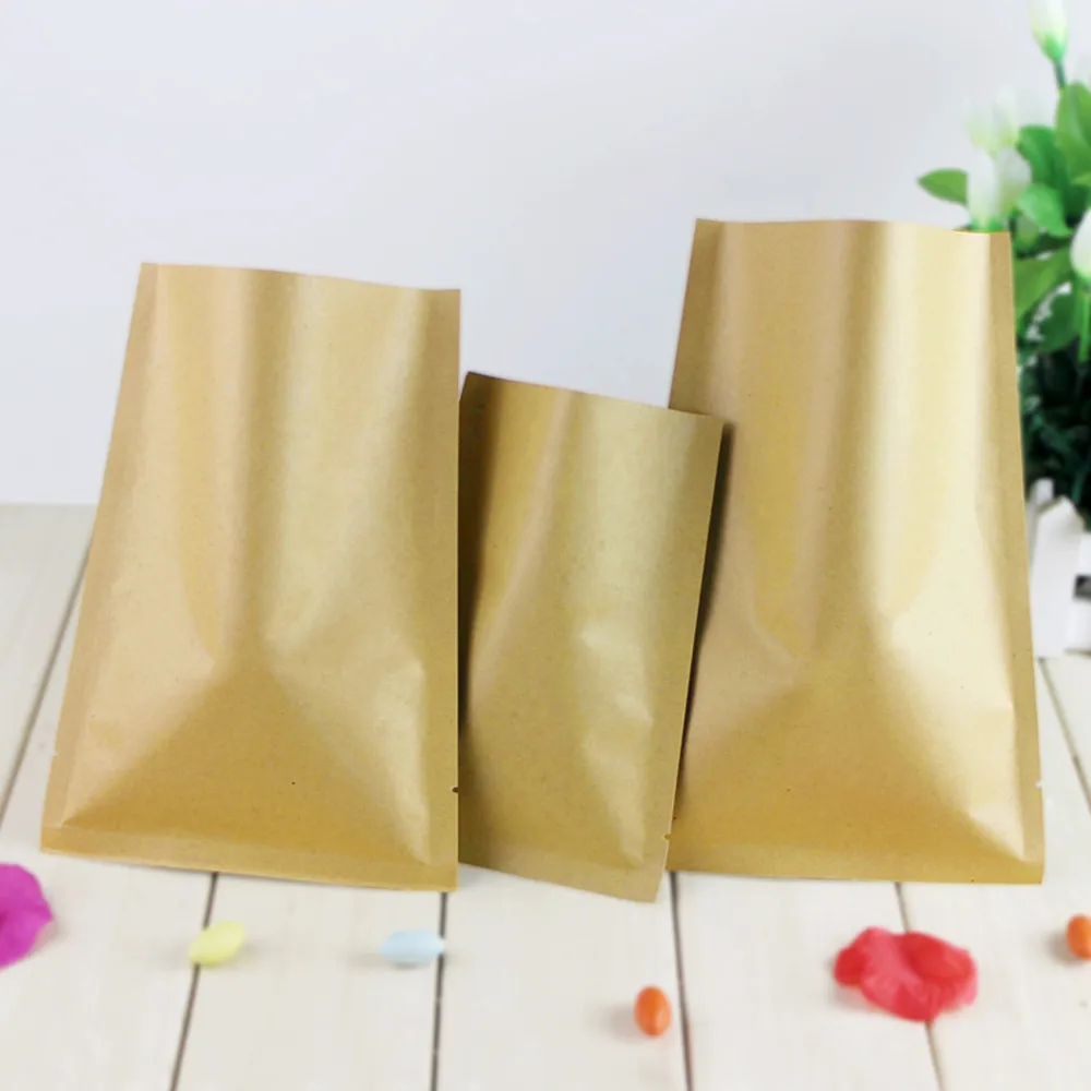 8*12 ซม.เปิดด้านบนกระดาษคราฟท์ - Food Storage In Mylar Bags บทวิจารณ์และราคา