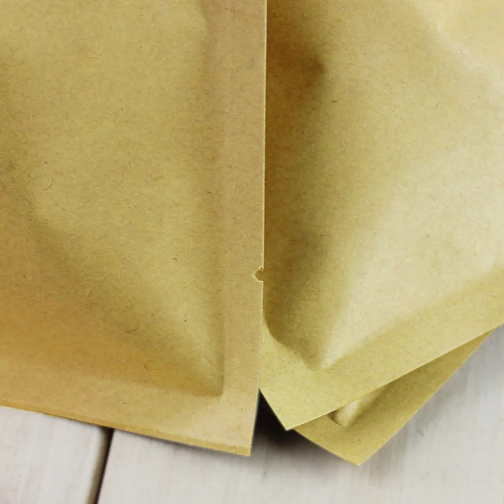 8*12 ซม.เปิดด้านบนกระดาษคราฟท์ - Food Storage In Mylar Bags บทวิจารณ์และราคา