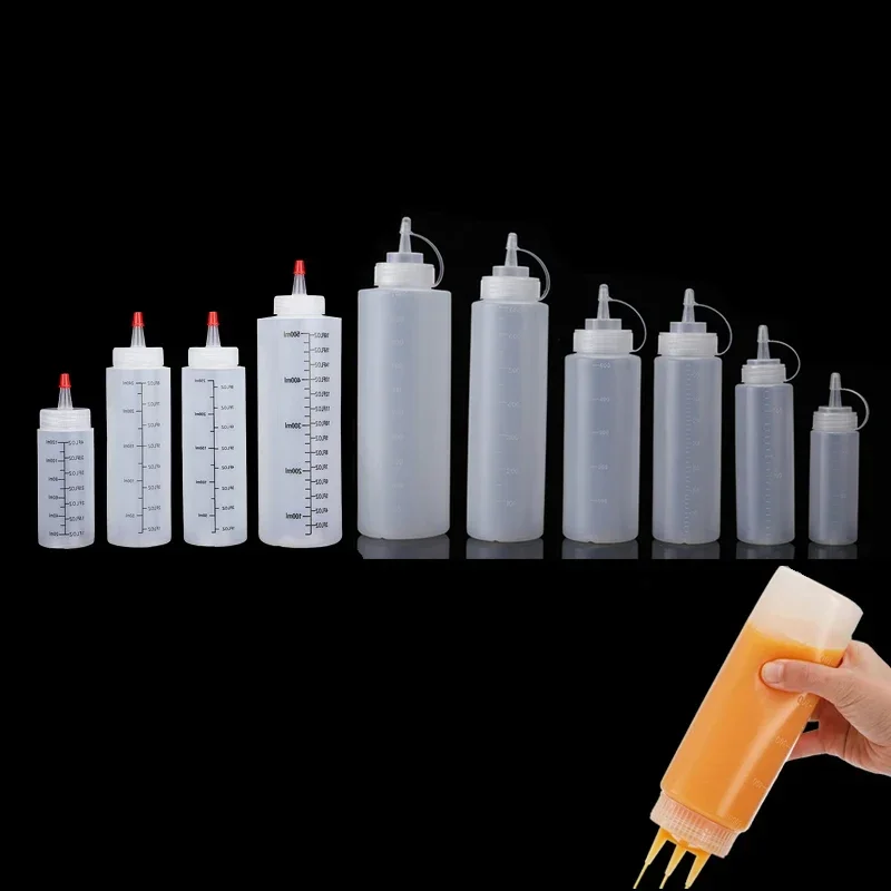 1 ชิ้น Empty120ml-1000 มิลลิลิ - Condiment Squeeze Bottle บทวิจารณ์และราคา