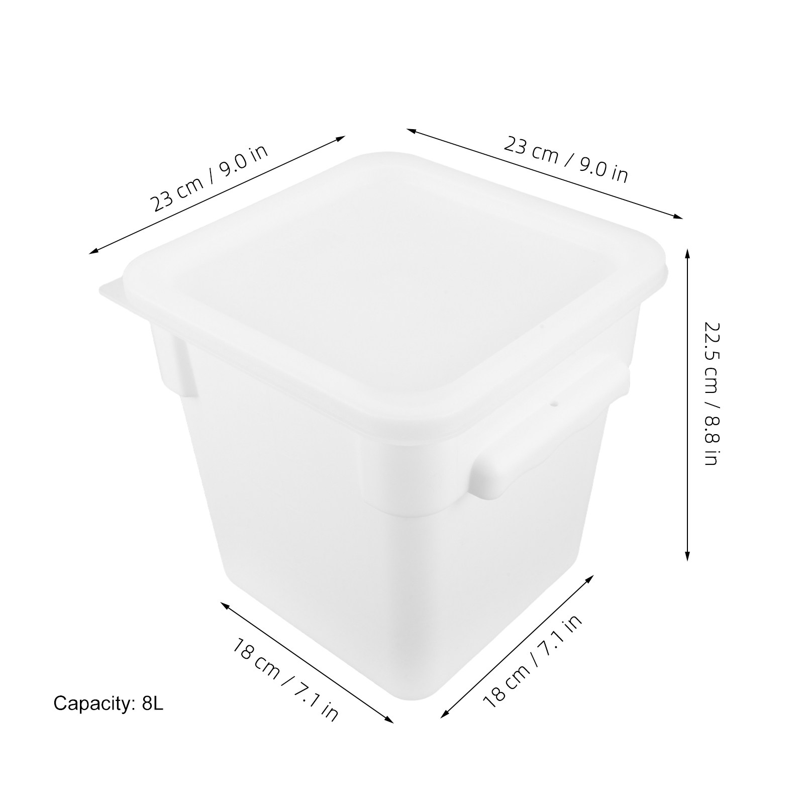 ภาชนะเก็บอาหารพลาสติกทรงสี่เหล - Food Storage Freezer บทวิจารณ์และราคา