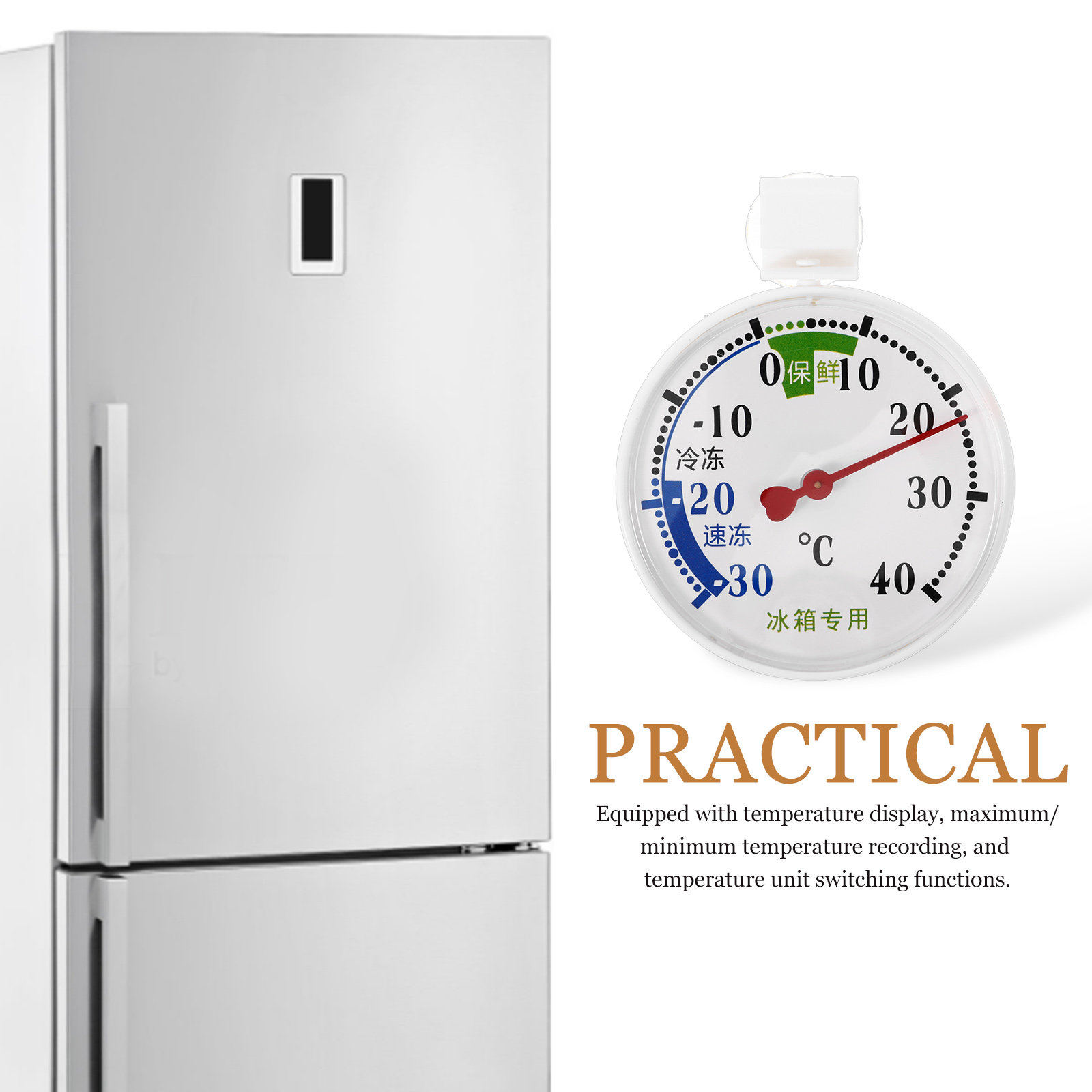 เทอร์โมมิเตอร์วัดอุณหภูมิสูง-ต - Food Storage Freezer บทวิจารณ์และราคา
