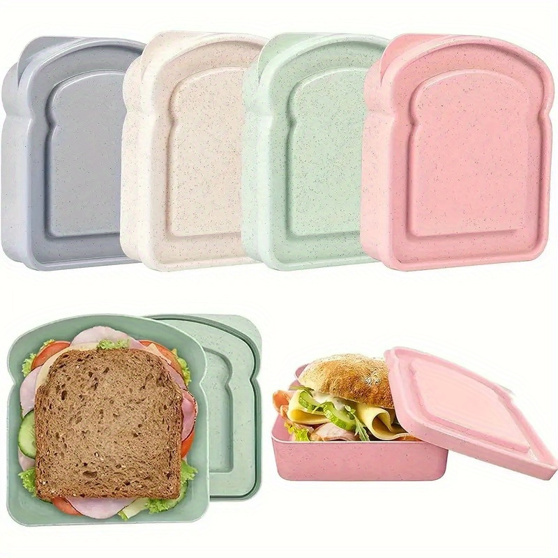 กล่องเบนโตะ 1 ชิ้น, ภาชนะแซนวิ - Food Storage Containers Plastic Box บทวิจารณ์และราคา