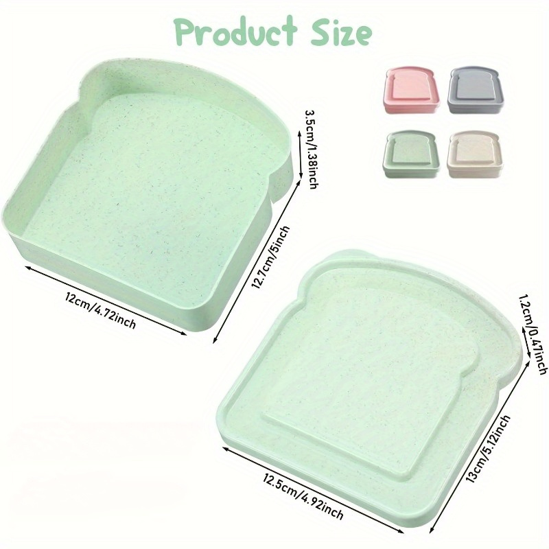กล่องเบนโตะ 1 ชิ้น, ภาชนะแซนวิ - Food Storage Containers Plastic Box บทวิจารณ์และราคา