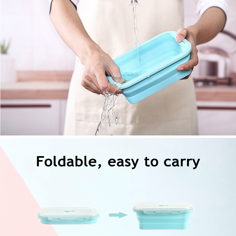 ภาชนะเก็บอาหารซิลิโคนพับได้พร้ - Food Storage Freezer บทวิจารณ์และราคา