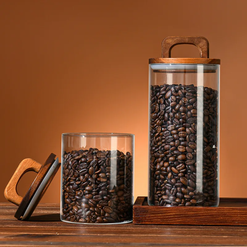 700-2100ml ไม้ฝาปิดแก้ว Jar 1  - Glass Food Storage Xl บทวิจารณ์และราคา