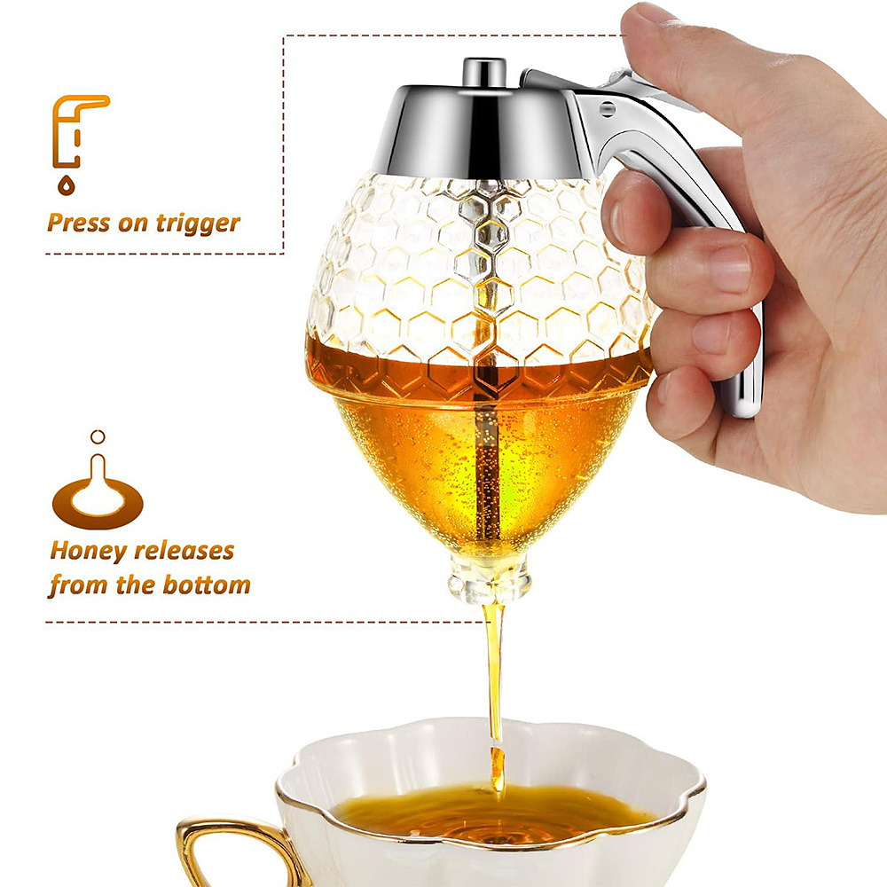 ขวดจ่ายน้ำผึ้งแบบไม่หยด 1 ชิ้น - Condiment Squeeze Bottle บทวิจารณ์และราคา