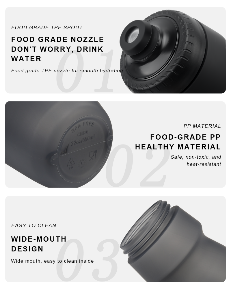 ขวดน้ำจักรยาน 550/650 มล. คุณภ - Condiment Squeeze Bottle บทวิจารณ์และราคา