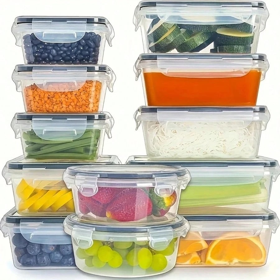 กล่องเก็บอาหารพลาสติกปิดผนึก 1 - Food Storage Freezer บทวิจารณ์และราคา