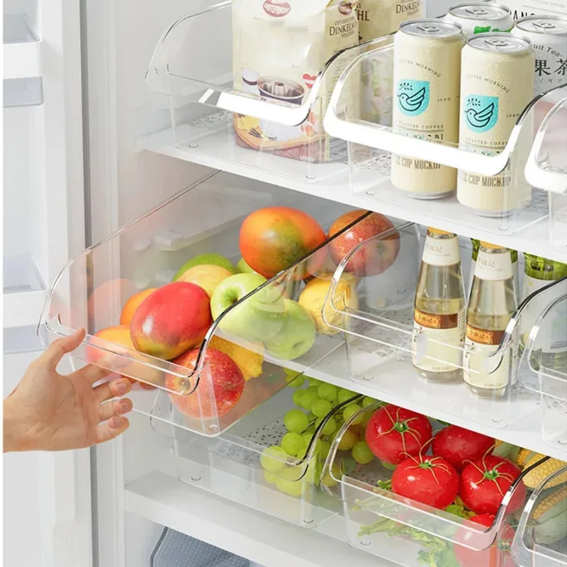 กล่องจัดระเบียบตู้เย็นแบบใช้ซ้ - Food Storage In Cabinets บทวิจารณ์และราคา