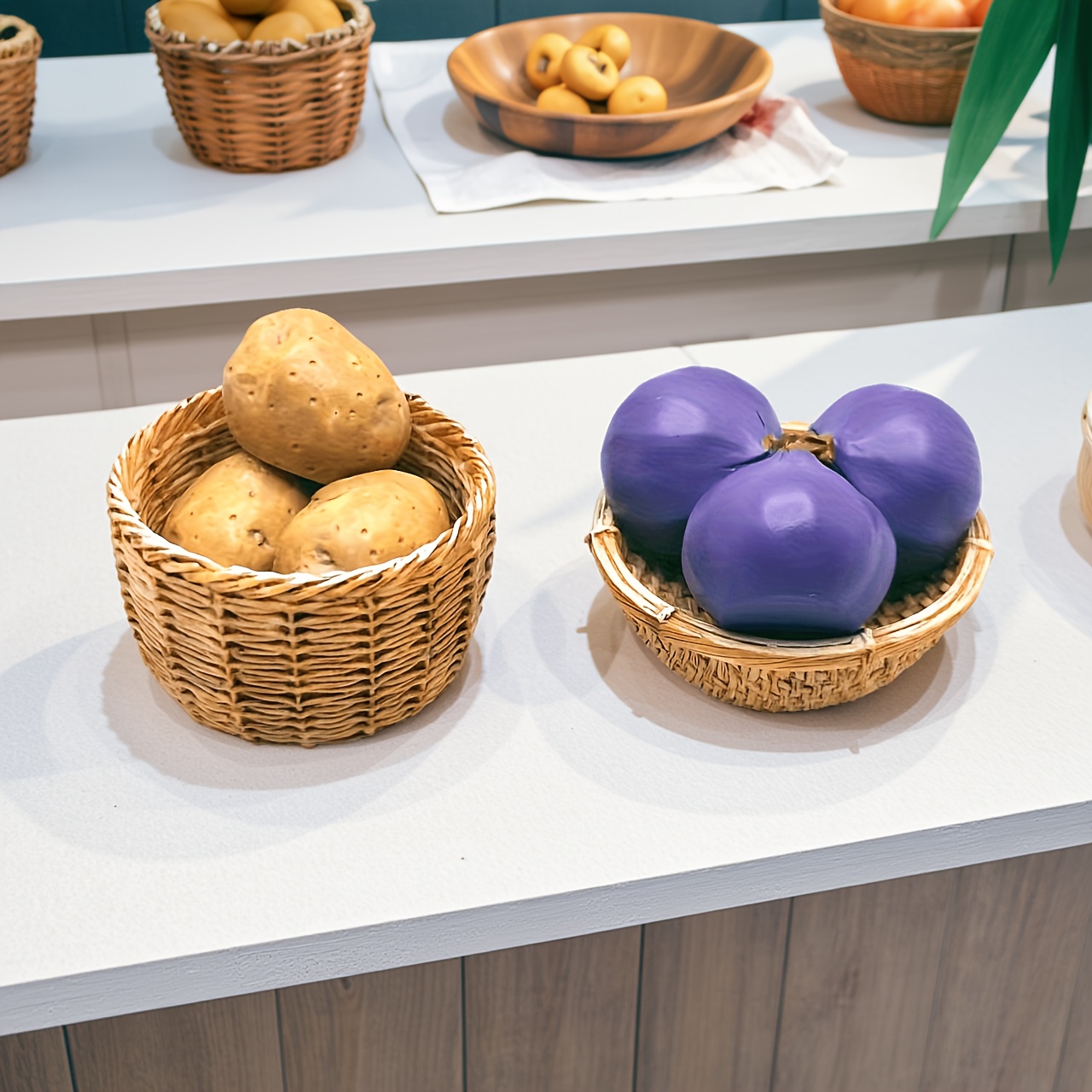 8 ชิ้น/ชุด ของจิ๋วสำหรับบ้านตุ - Food Storage Plastic บทวิจารณ์และราคา