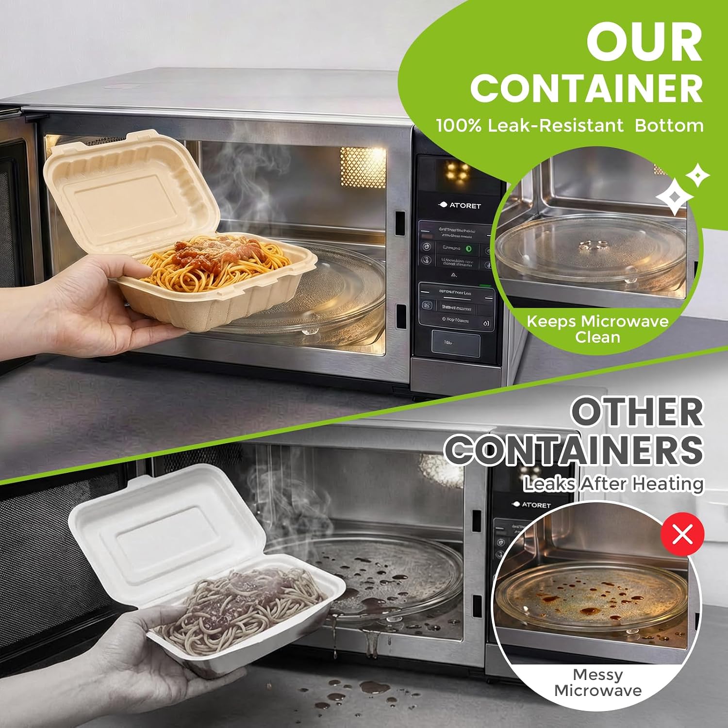 กล่องใส่อาหารแบบฝาพับขนาด 16 อ - Food Storage Oven Safe บทวิจารณ์และราคา