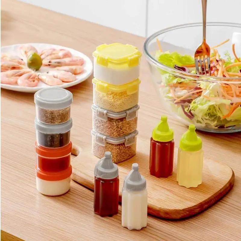 ขวดบีบซอสแบบพกพาขนาดเล็ก ขวดบี - Condiment Squeeze Bottle บทวิจารณ์และราคา