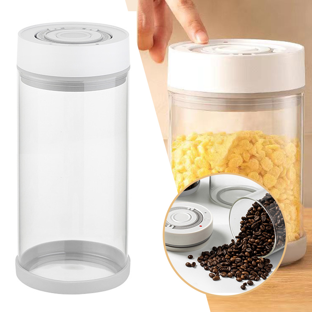 โถแก้วเก็บเมล็ดกาแฟแบบกันความช - Food Storage Glass บทวิจารณ์และราคา