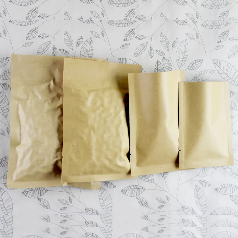 8*12 ซม.เปิดด้านบนกระดาษคราฟท์ - Food Storage In Mylar Bags บทวิจารณ์และราคา