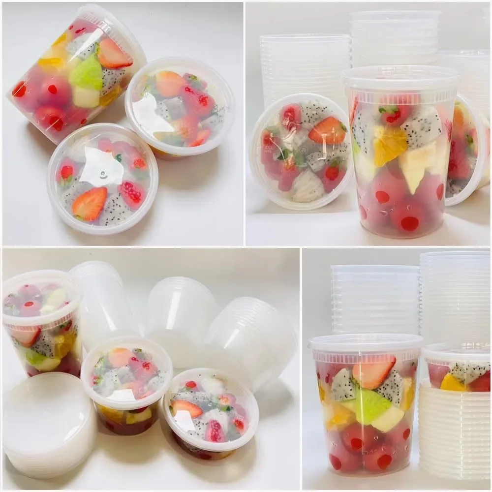 24 ชิ้น Deli ภาชนะเก็บอาหารพร้ - Food Storage Freezer บทวิจารณ์และราคา