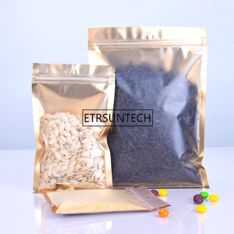 1000Pcs 10ขนาดด้านใน Golden My - Food Storage In Mylar Bags บทวิจารณ์และราคา