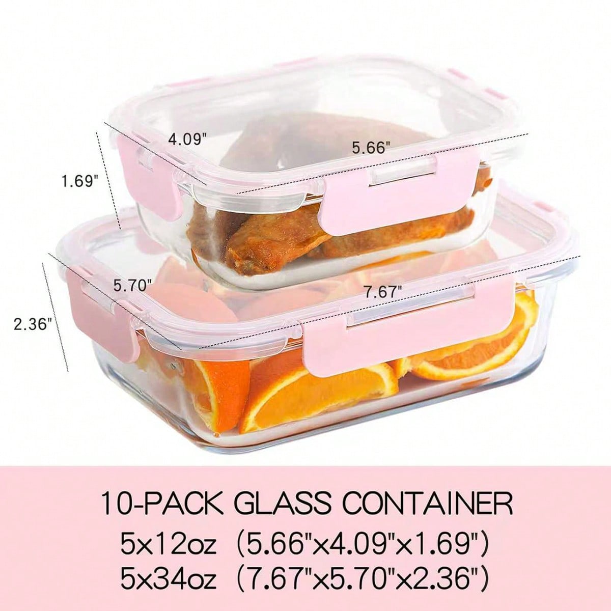 ชุดกล่องแก้วสำหรับเตรียมอาหาร  - Food Storage Freezer บทวิจารณ์และราคา
