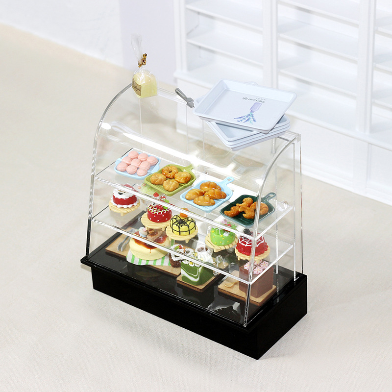 1/12 1/6ขนาดจิ๋วสำหรับบ้านตุ๊ก - Food Storage In Cabinets บทวิจารณ์และราคา