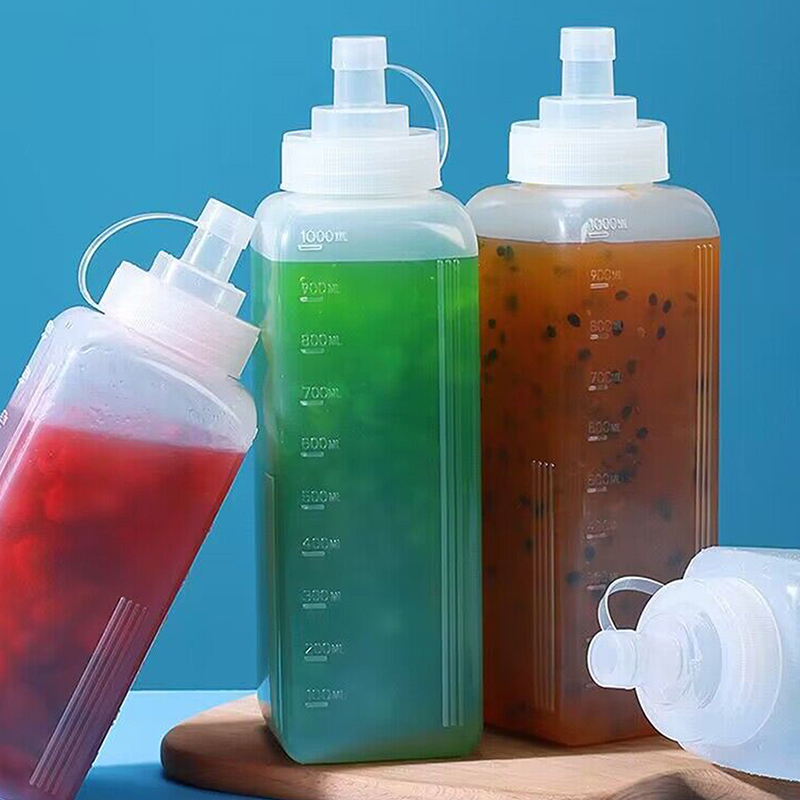 ขวดบีบซอสขนาด 600/800/1000 มล. - Condiment Squeeze Bottle บทวิจารณ์และราคา