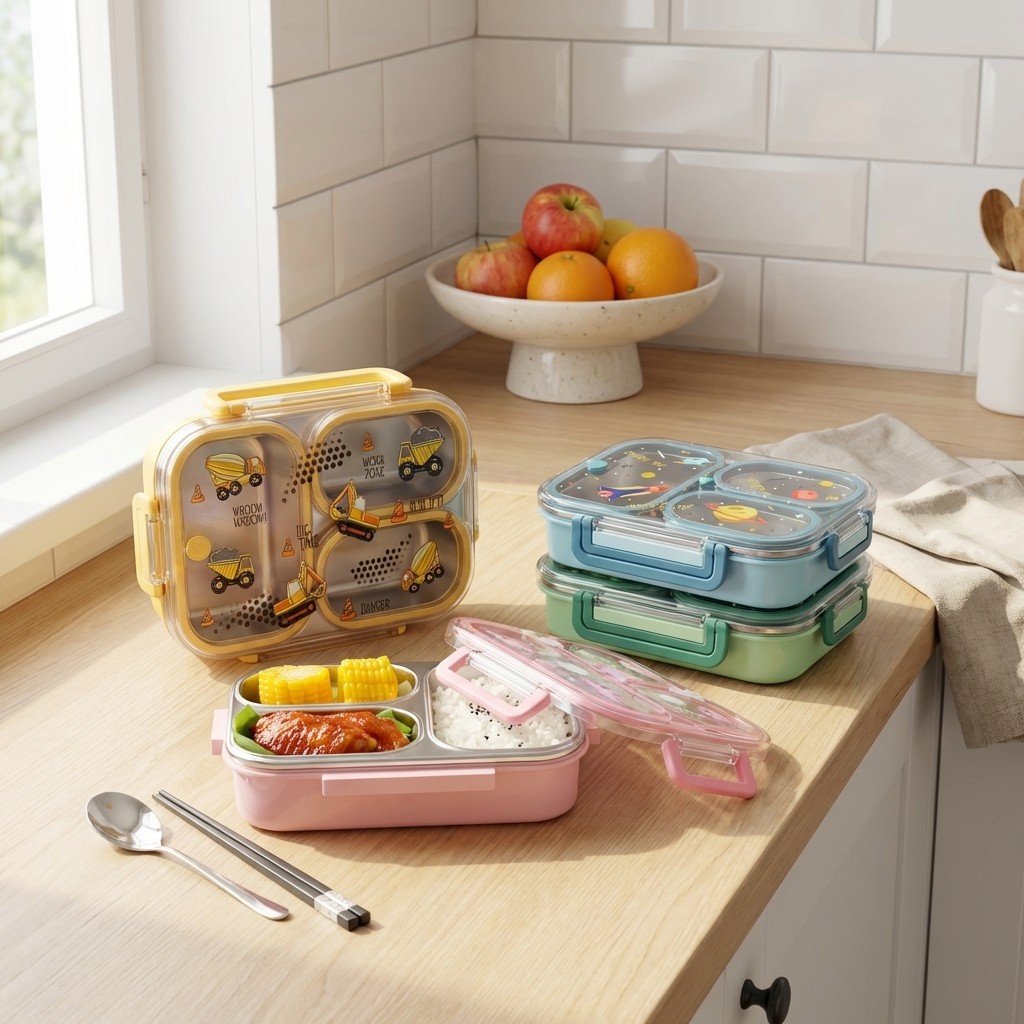 กล่องอาหารกลางวันสแตนเลส 304 ข - Food Storage Oven Safe บทวิจารณ์และราคา
