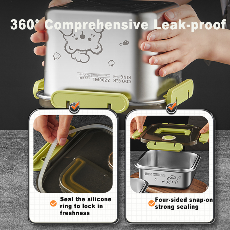 COOKER KING 420ml-6200ml ภาชนะ - Food Storage Oven Safe บทวิจารณ์และราคา