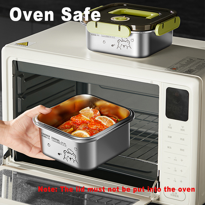 COOKER KING 420ml-6200ml ภาชนะ - Food Storage Oven Safe บทวิจารณ์และราคา