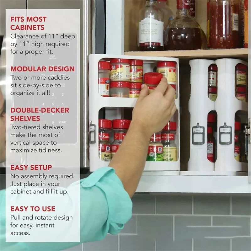 ชั้นวางแบบหมุนได้หลายชั้น, ตู้ - Food Storage In Cabinets บทวิจารณ์และราคา