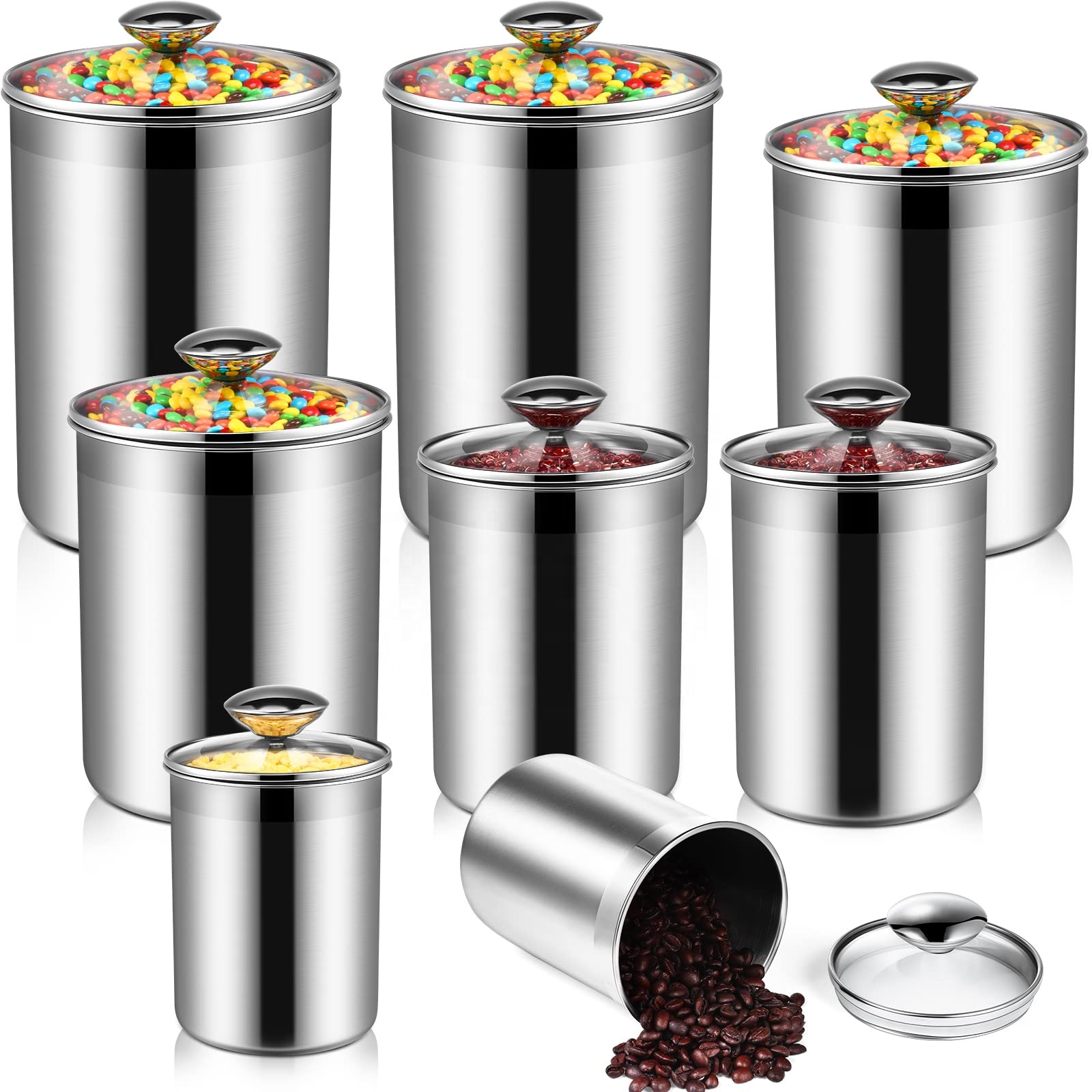 ชุดกระป๋องเก็บอาหารสแตนเลสสำหร - Food Storage Glass บทวิจารณ์และราคา