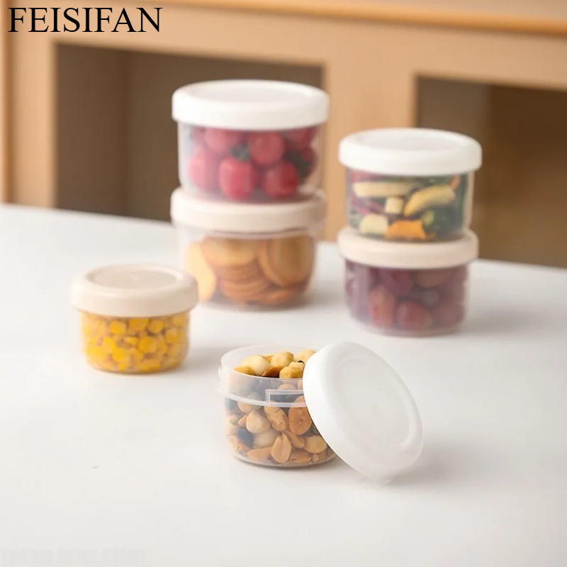 กล่องเก็บอาหารพลาสติกทรงกลมแบบ - Food Storage Containers Plastic Box บทวิจารณ์และราคา