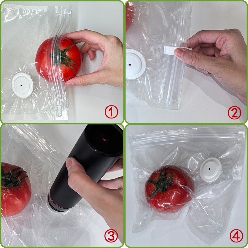 ถุงสูญญากาศแบบใช้ซ้ำได้สำหรับเ - Food Storage Vacuum Bags บทวิจารณ์และราคา