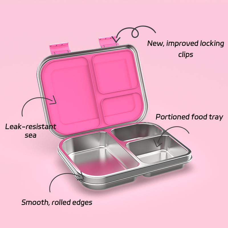 กล่องอาหารกลางวันเบนโตะสแตนเลส - Food Storage Oven Safe บทวิจารณ์และราคา