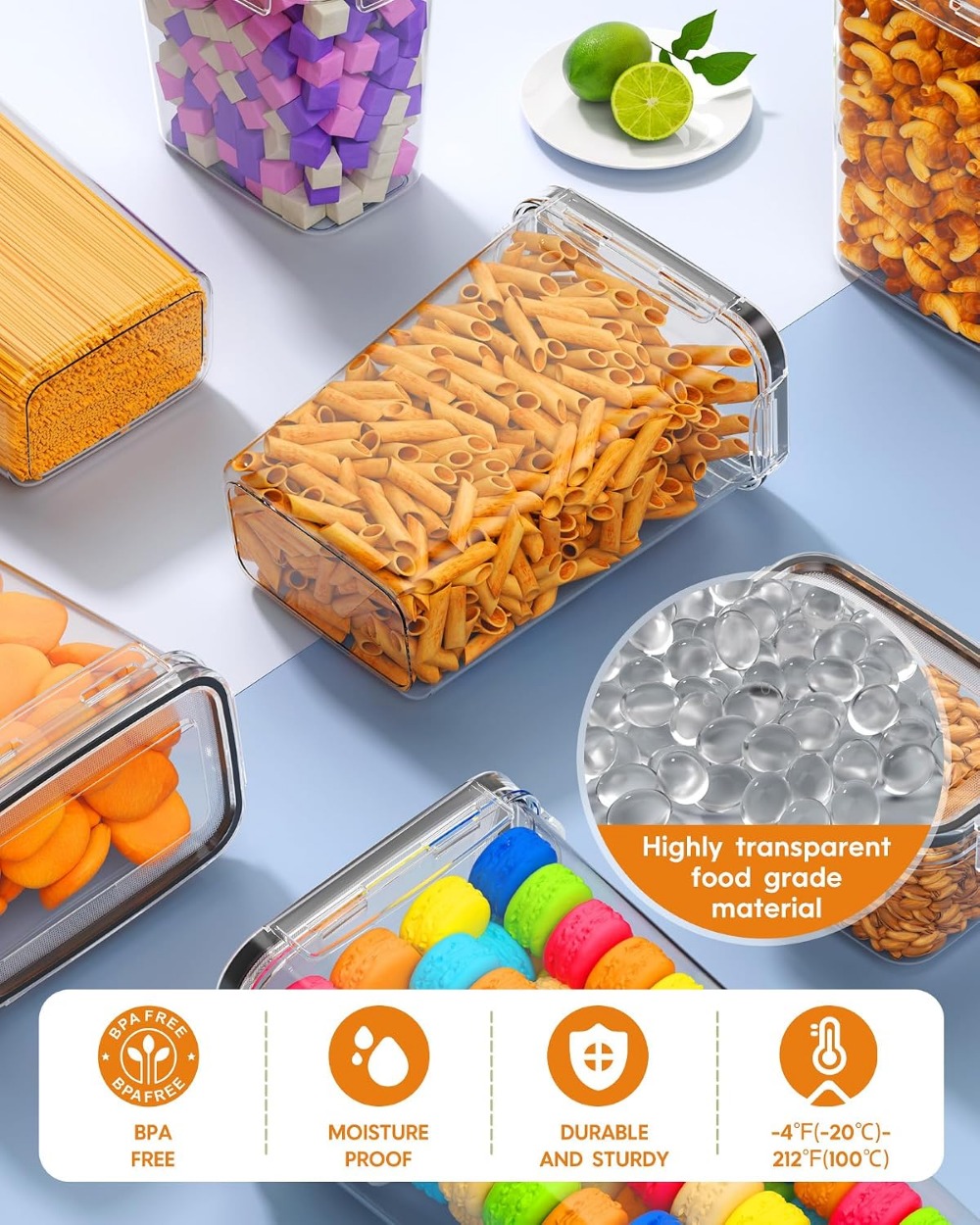 กล่องเก็บอาหารสุญญากาศ 24 ชิ้น - Food Storage Plastic บทวิจารณ์และราคา