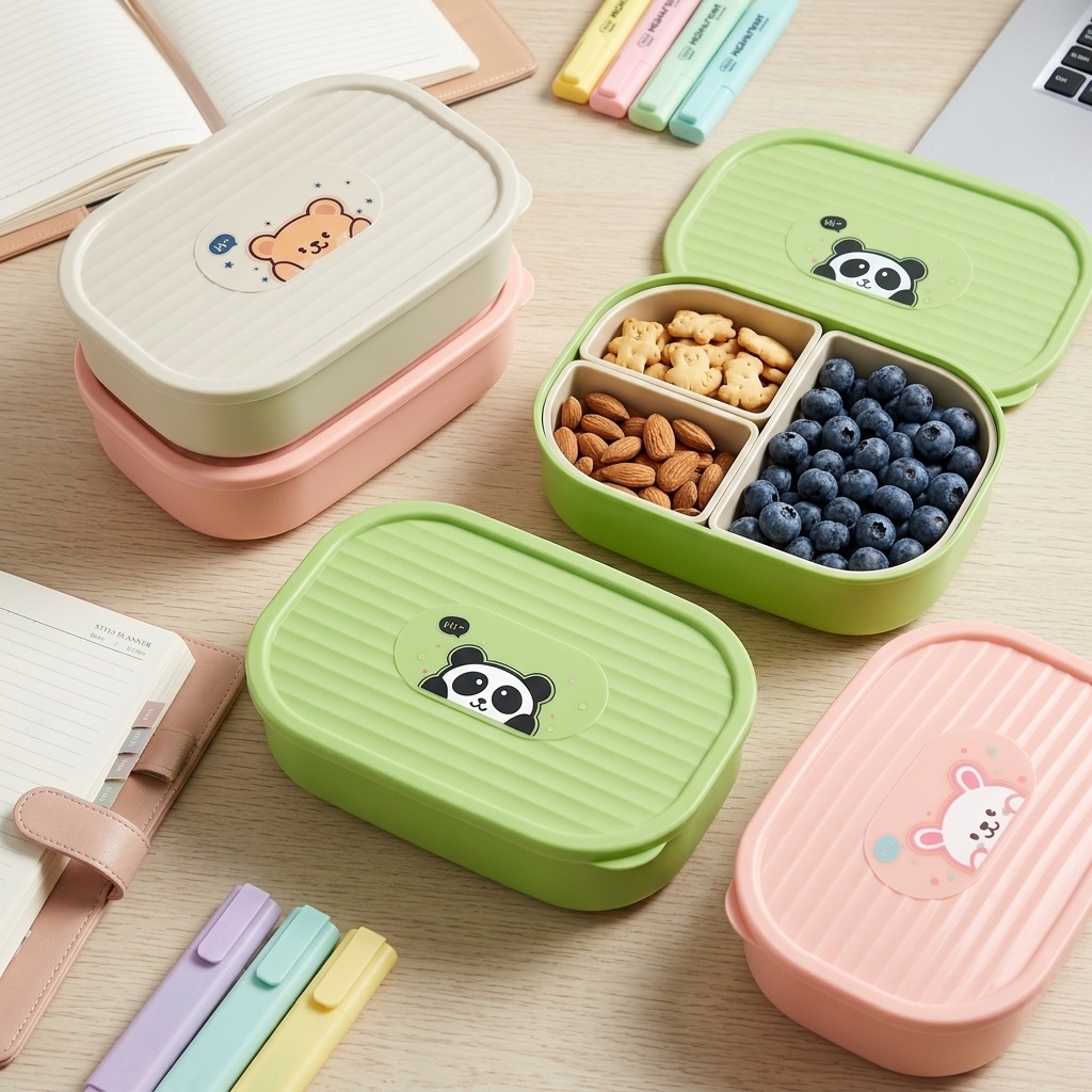 กล่องอาหารกลางวันพลาสติกน่ารัก - Food Storage Oven Safe บทวิจารณ์และราคา