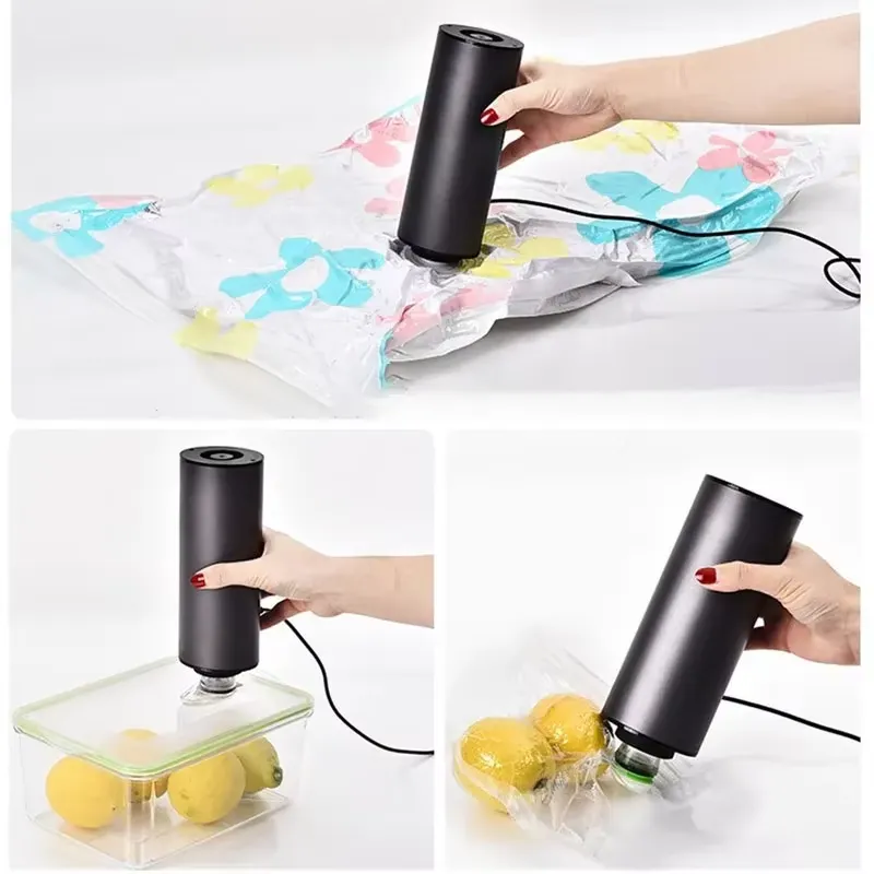 เครื่องดูดฝุ่นแบบพกพา 2 in 1 พ - Food Storage Vacuum Bags บทวิจารณ์และราคา